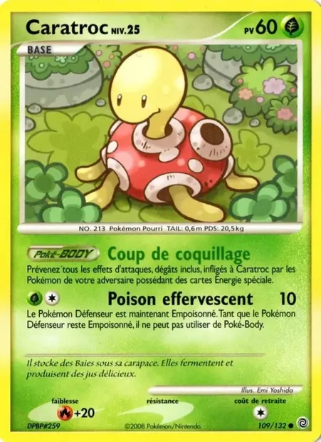 Caratroc, carte Pokémon SW 109 — extension Merveilles Secrètes