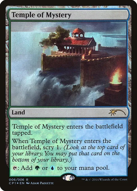 Temple du mystère, carte Magic CP1 6 — extension Magic 2015 Clash Pack