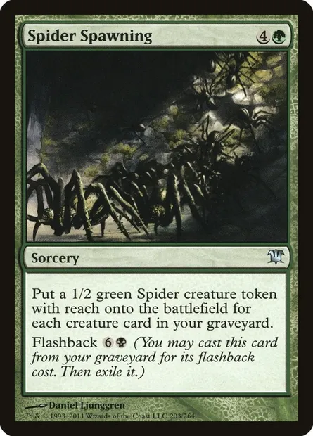 Spider Spawning, Magic card ISD 203 — Innistrad set