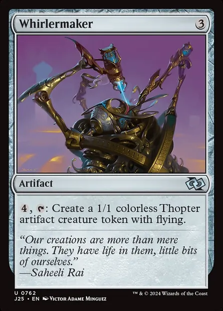 Whirlermaker, Magic card J25 762 — Foundations Jumpstart set