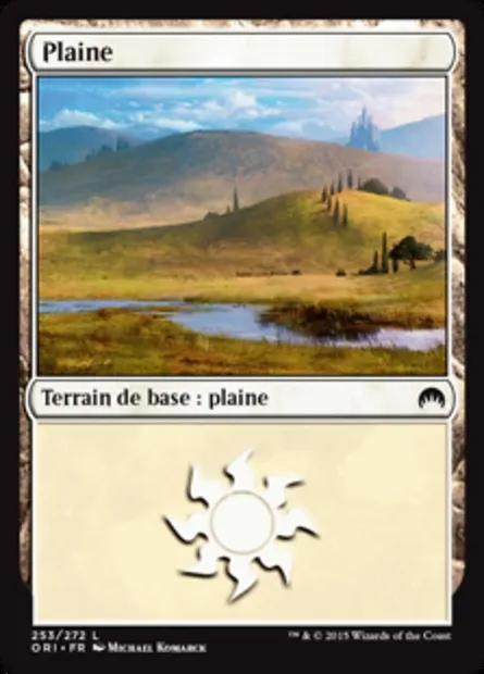 Plaine, carte Magic ORI 253 — extension Magic Origines