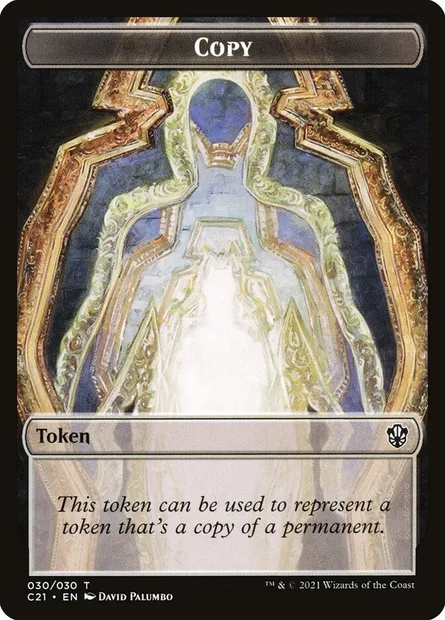 Copy, carte Magic TC21 30 — extension Commander 2021 Tokens