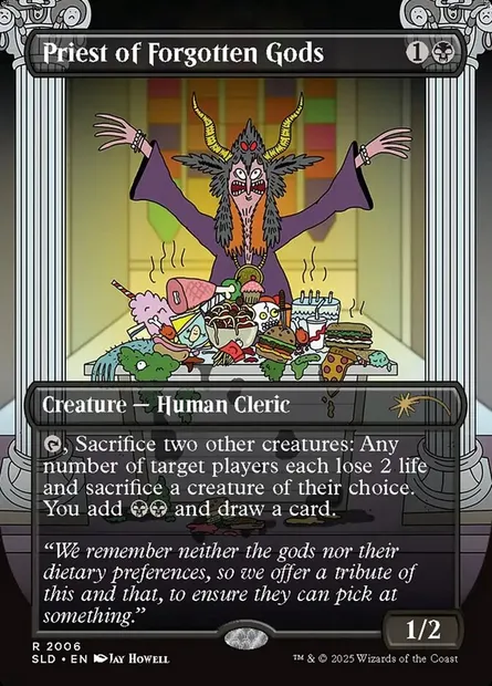 Priest of Forgotten Gods, Magic card SLD 2006 — Secret Lair Drop set