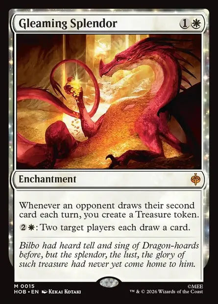 Gleaming Splendor, Magic card HOB 15 — The Hobbit set