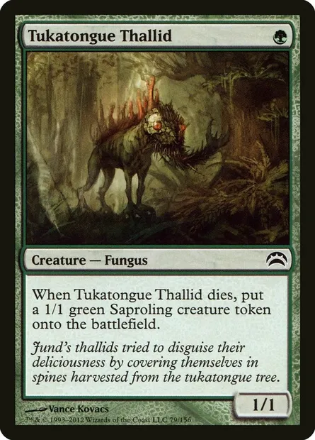 Tukatongue Thallid, Magic card PC2 79 — Planechase 2012 set