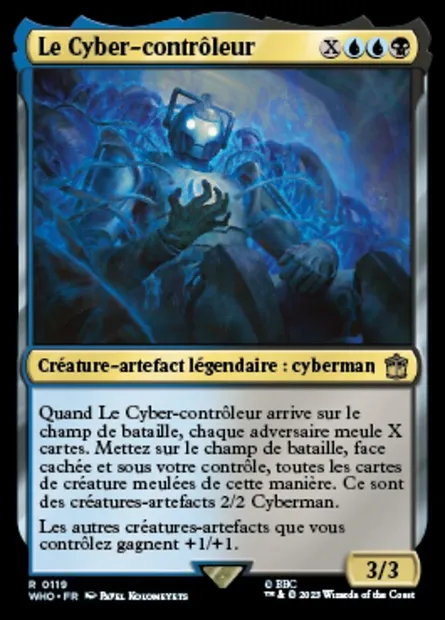 Le Cyber-contrôleur, carte Magic WHO 119 — extension Doctor Who