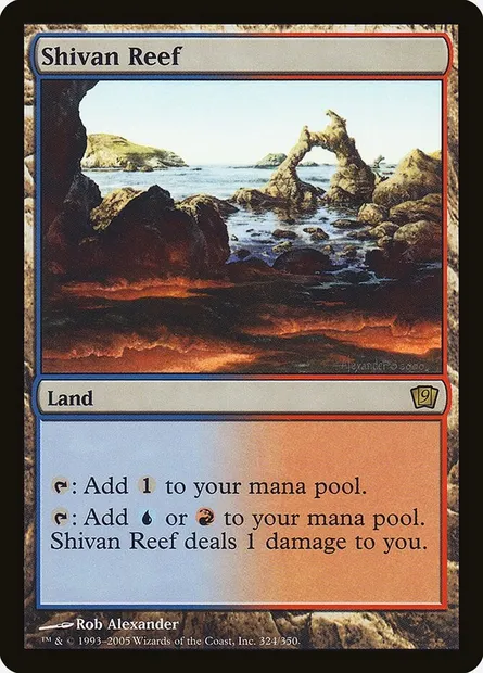 Shivan Reef, Magic card 9ED 324★ — Ninth Edition set