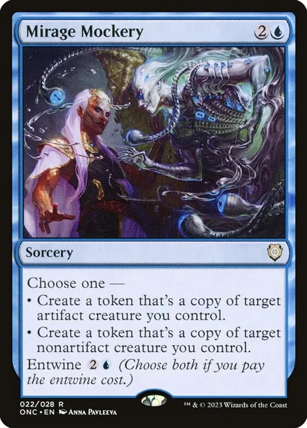 Mirage Mockery, Magic card ONC 22 — Phyrexia: All Will Be One Commander set