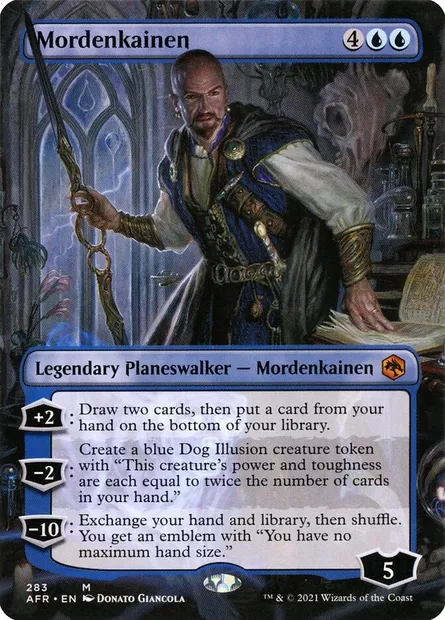 Mordenkainen, Magic card AFR 283 — Adventures in the Forgotten Realms set