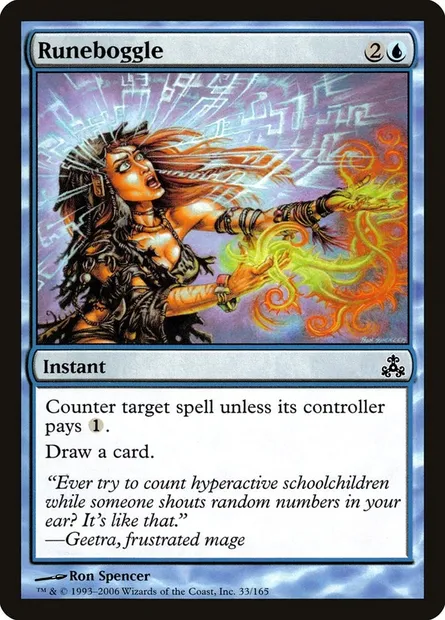Runeboggle, Magic card GPT 33 — Guildpact set