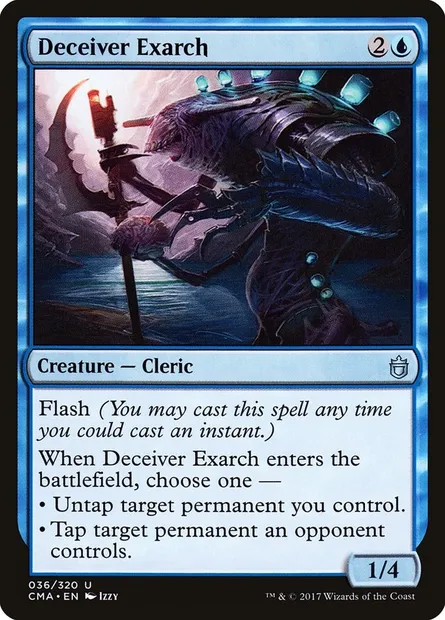 Exarque fourbe, carte Magic CMA 36 — extension Commander Anthology