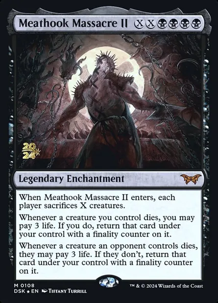 Meathook Massacre II, Magic card PDSK 108s — Duskmourn: House of Horror Promos set