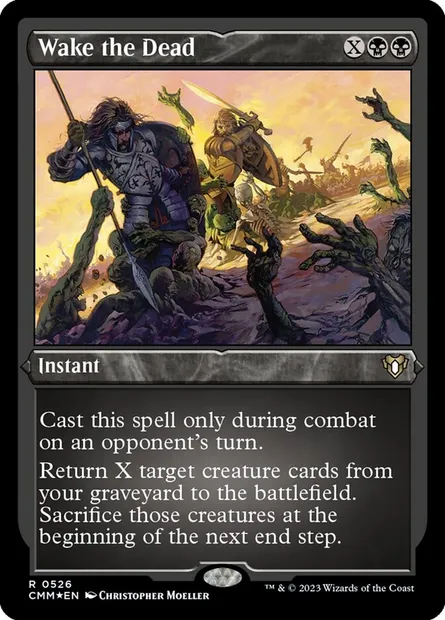Wake the Dead, Magic card CMM 526 — Commander Masters set