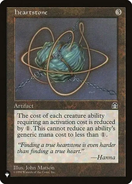 Heartstone, Magic card PLST STH-134 — The List set