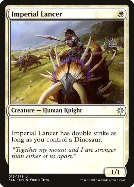 Imperial Lancer, Magic card XLN 15 — Ixalan set