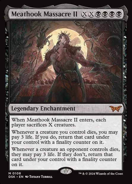 Meathook Massacre II, Magic card DSK 108 — Duskmourn: House of Horror set