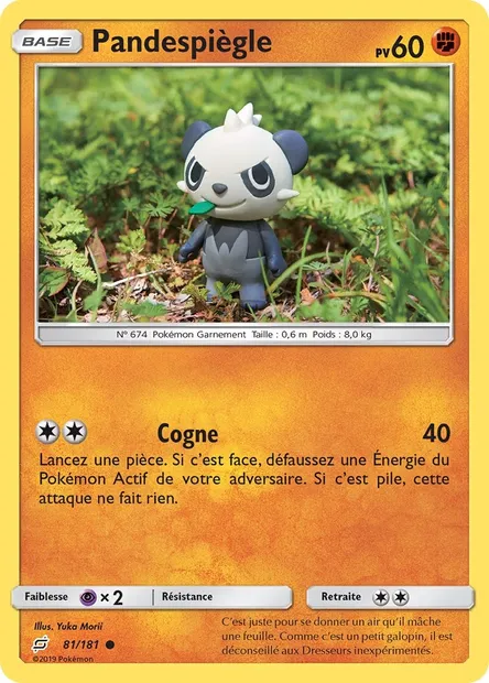 Pandespiègle, carte Pokémon TEU 81 — extension Duo de Choc