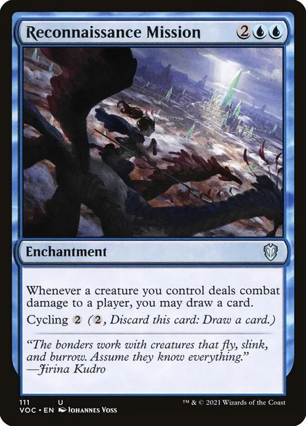 Reconnaissance Mission, Magic card VOC 111 — Crimson Vow Commander set