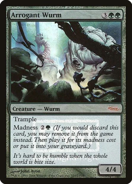 Guivre arrogante, carte Magic F06 10 — extension Friday Night Magic 2006