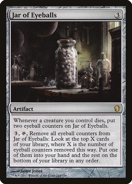Jar of Eyeballs, Magic card C13 244 — Commander 2013 set