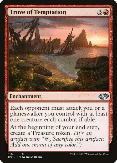 Trove of Temptation, Magic card J22 616 — Jumpstart 2022 set