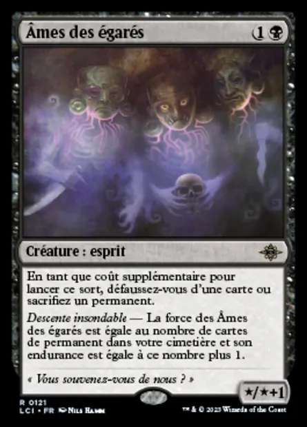 Souls of the Lost, carte Magic LCI 121 — extension The Lost Caverns of Ixalan