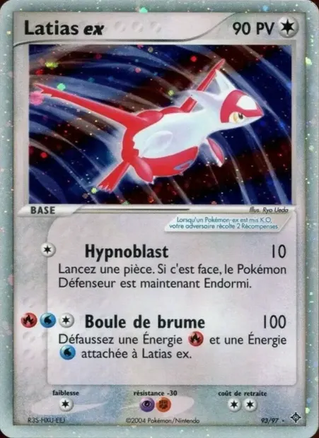 Latias ex, carte Pokémon DR 93 — extension EX Dragon