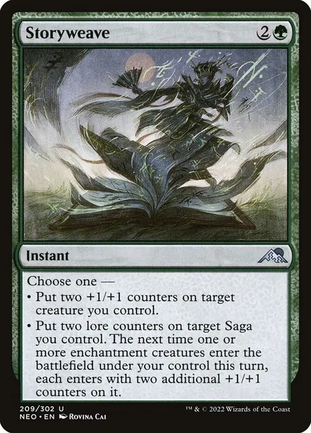 Storyweave, Magic card NEO 209 — Kamigawa: Neon Dynasty set