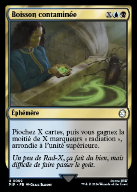 Boisson contaminée, carte Magic PIP 99 — extension Fallout