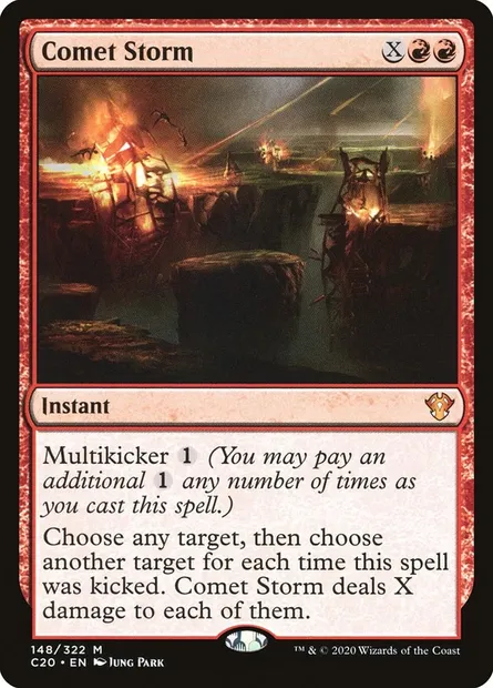 Comet Storm, Magic card C20 148 — Commander 2020 set