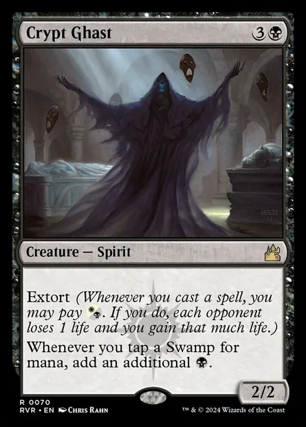 Crypt Ghast, Magic card RVR 70 — Ravnica Remastered set
