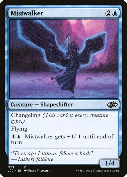 Mistwalker, Magic card J22 323 — Jumpstart 2022 set