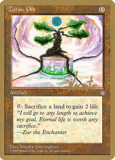 Zuran Orb, Magic card PTC ml350 — Pro Tour Collector Set set
