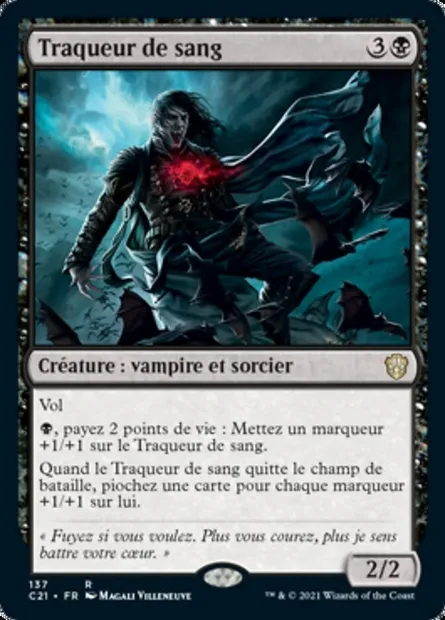 Traqueur de sang, carte Magic C21 137 — extension Commander 2021