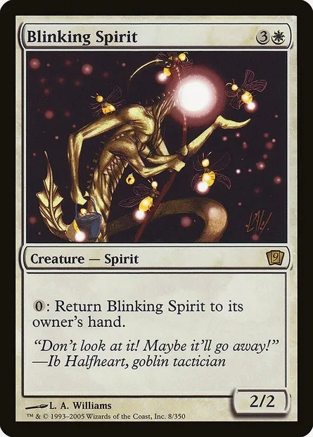 Blinking Spirit, Magic card 9ED 8★ — Ninth Edition set