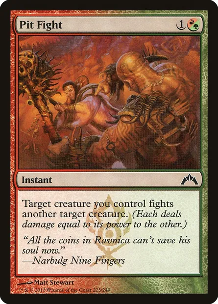 Pit Fight, Magic card GTC 223 — Gatecrash set