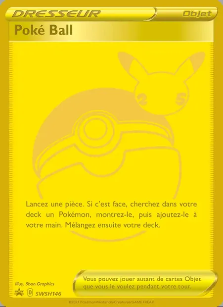 Poké Ball, carte Pokémon SWSH 146 — extension Promo SWSH