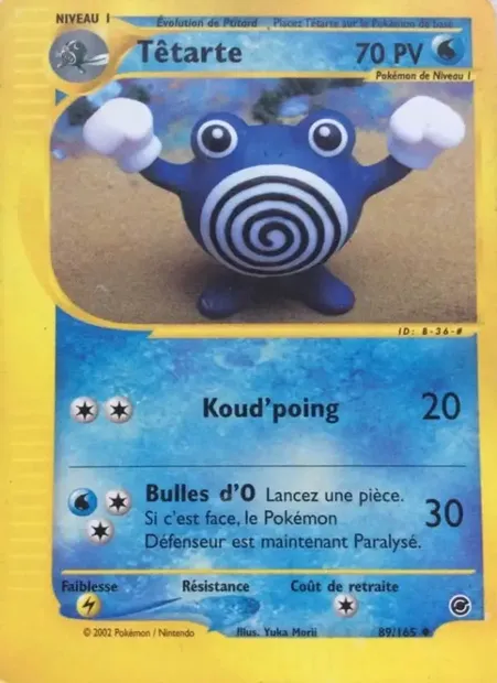 Têtarte, carte Pokémon EX 89 — extension Expedition