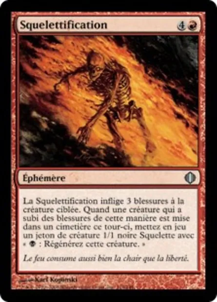 Squelettification, carte Magic ALA 114 — extension Les éclats d'Alara