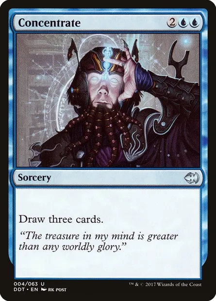 Concentration, carte Magic DDT 4 — extension Duel Decks: Merfolk vs. Goblins