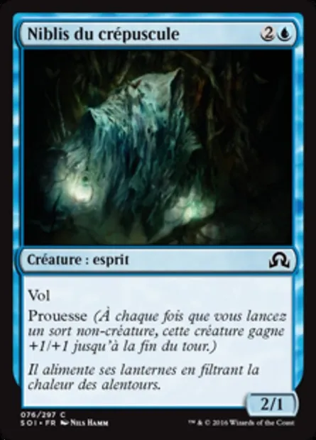 Niblis du crépuscule, carte Magic SOI 76 — extension Ténèbres sur Innistrad