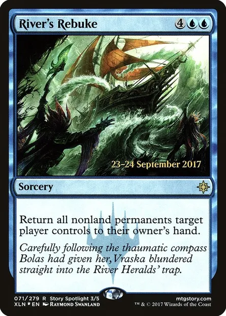 River's Rebuke, Magic card PXLN 71s — Ixalan Promos set