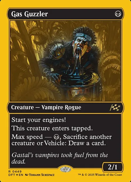 Gas Guzzler, Magic card DFT 449 — Aetherdrift set