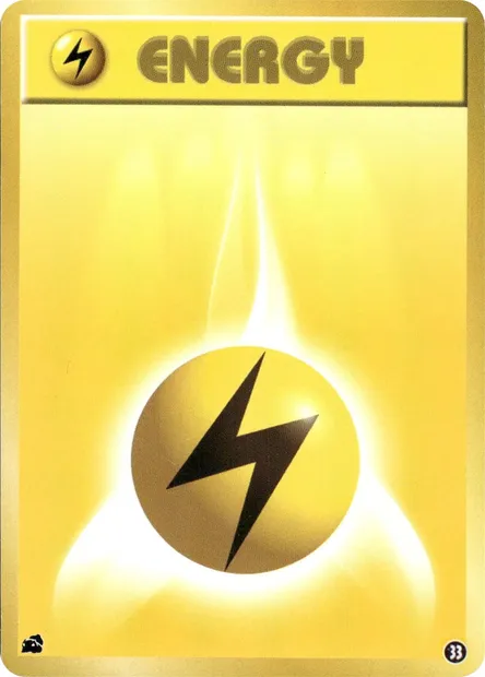Lightning Energy, Pokémon card IPBULB 033 — Intro Pack Bulbasaur set