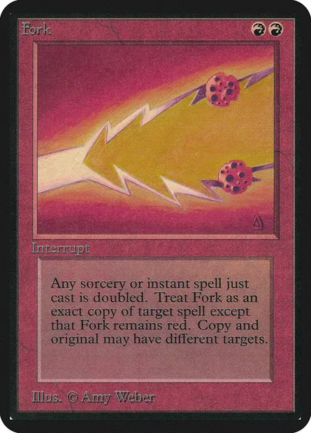 Fork, Magic card LEA 152 — Limited Edition Alpha set