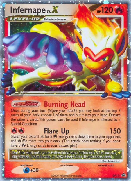 Simiabraz, carte Pokémon DP 10 — extension Promo DP