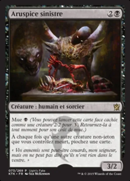 Aruspice sinistre, carte Magic UGIN 73 — extension Ugin's Fate
