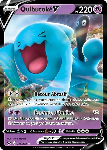 Qulbutoké V, carte Pokémon SSH 86 — extension Épée et Bouclier