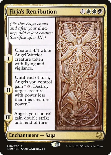 Firja's Retribution, Magic card KHM 210 — Kaldheim set