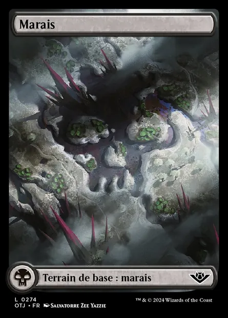 Marais, carte Magic OTJ 274 — extension Outlaws of Thunder Junction
